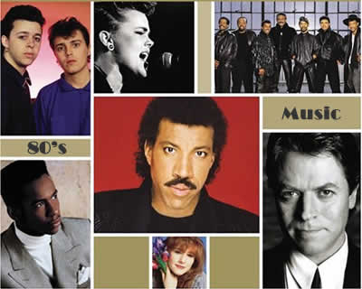 Music artists from the 80's 