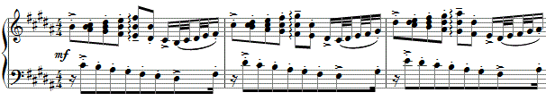 Etude in B Major