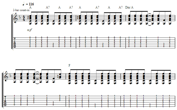 Guitar Tab Intro