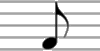 Quaver / Eighth note