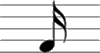 Semi-quaver / Sixteenth note