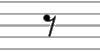 Quaver Rest / Eighth note rest